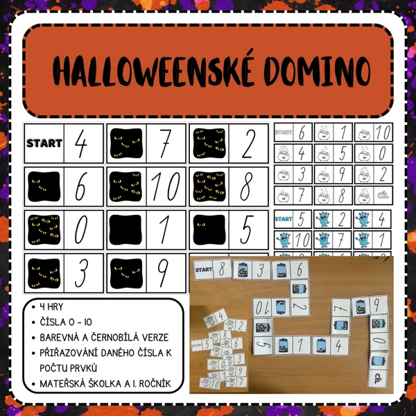 Halloweenské domino