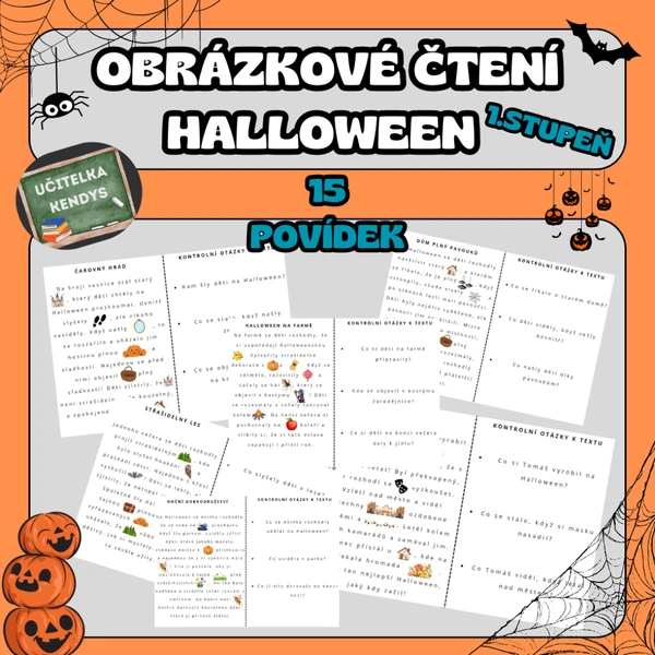 Obrázkové čtení - Halloween