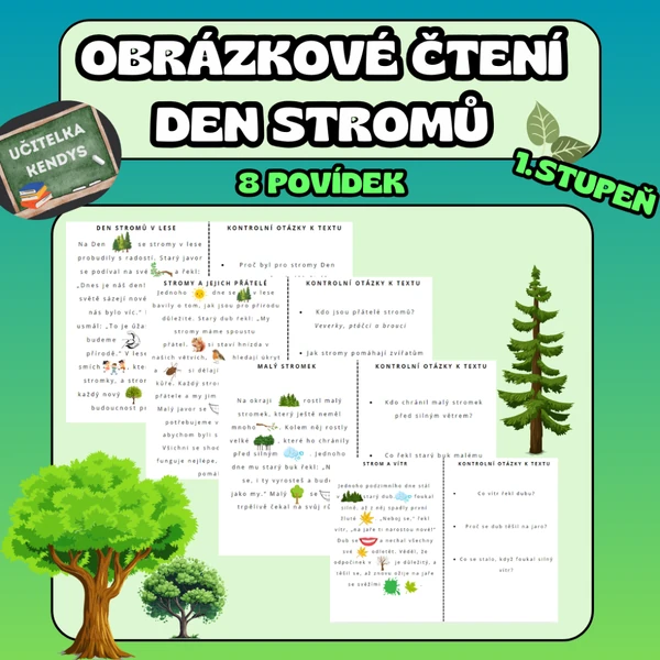 Obrázkové čtení - Den stromů