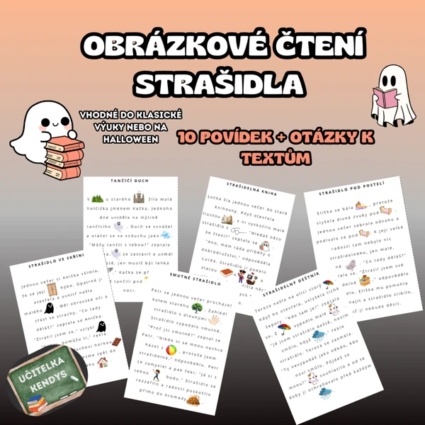 Obrázkové čtení - Strašidla