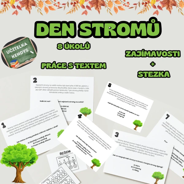 Den stromů - stezka + zajímavosti