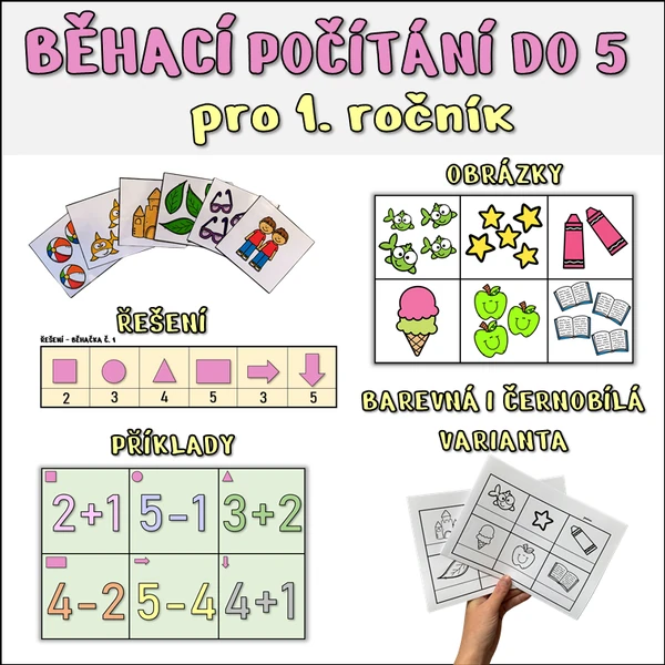Běhací počítání do 5