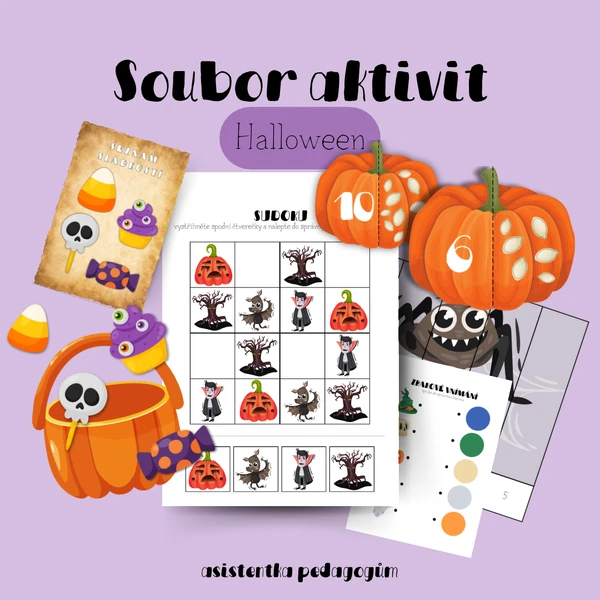 Halloween - soubor aktivit 
