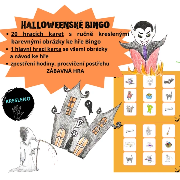 Halloweenské bingo