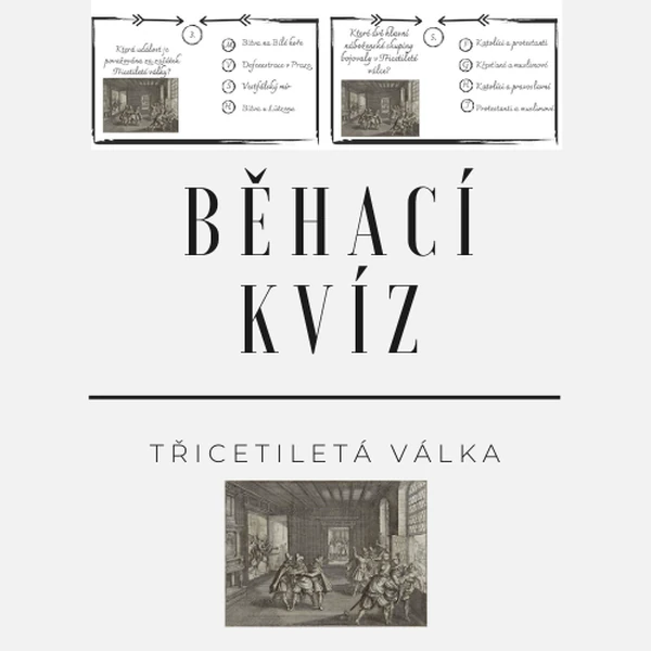 Třicetiletá válka - běhací kvíz