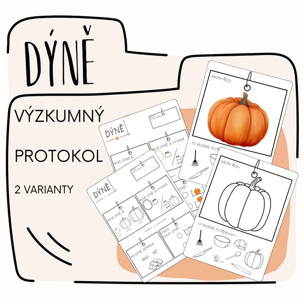 Dýně v hlavní roli - výzkumný protokol