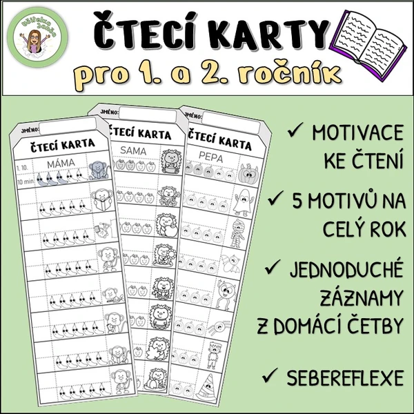 Čtecí karty pro prvňáčky