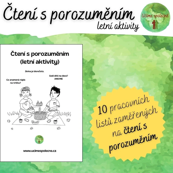 Čtení s porozuměním - letní tematika