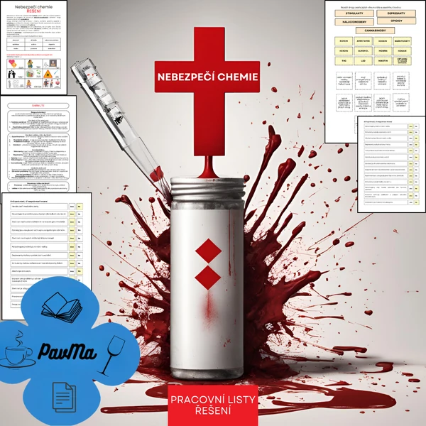 Nebezpečí chemie: Pracovní list nejen o drogách a závislostech