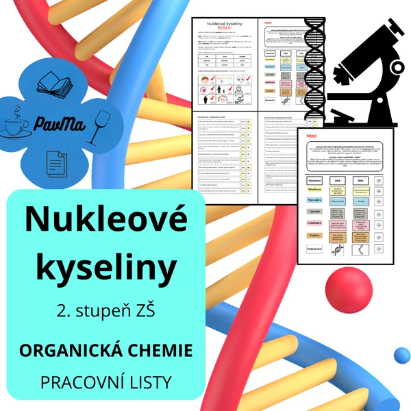 Nukleové kyseliny Pracovní list CHEMIE Řešení