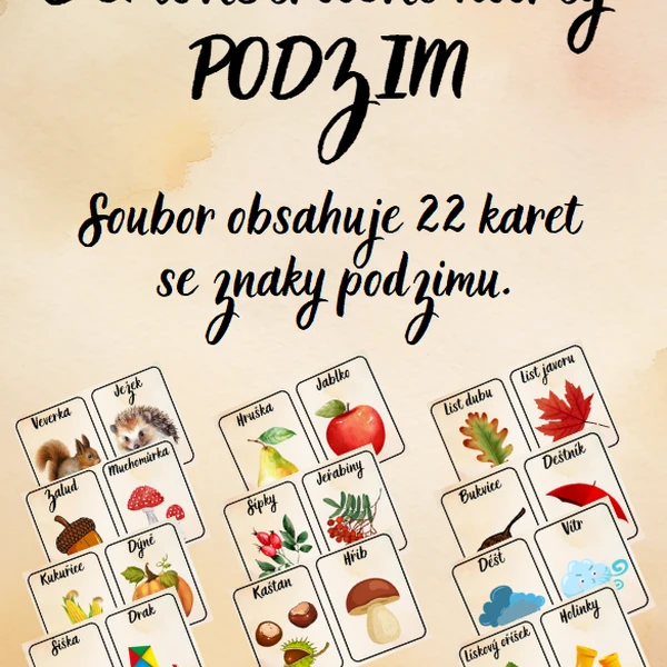 Demonstrační karty podzim 
