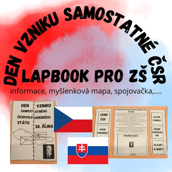 Den vzniku samostatného československého státu 28. října - lapbook pro ZŠ
