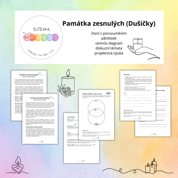 Památka zesnulých (Dušičky) - čtení s porozuměním