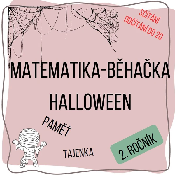 Matematika - "halloweenská běhačka" 