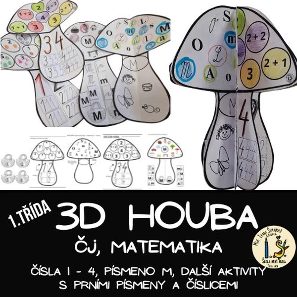 3D HOUBA - 1. TŘÍDA - ČJ, M