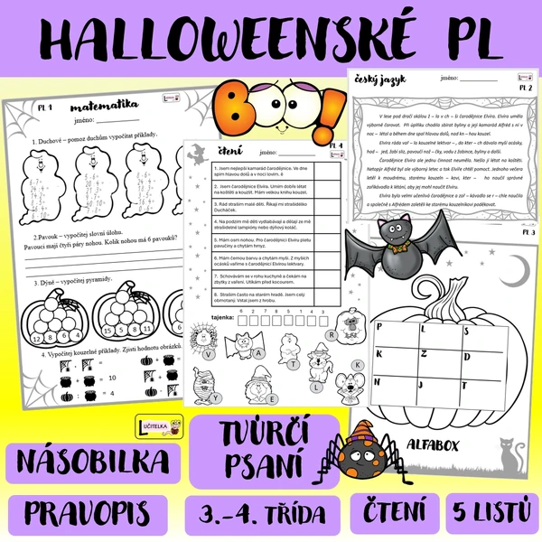 Halloween - pracovní listy