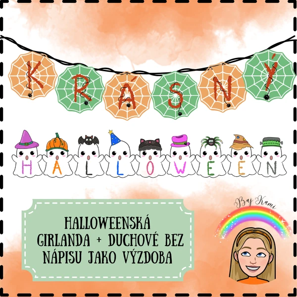 Halloweenská girlanda