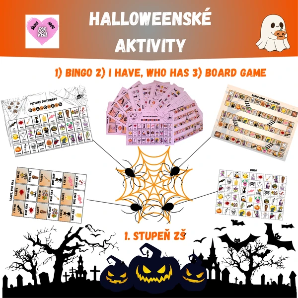 Halloweenské aktivity - 1. stupeň ZŠ