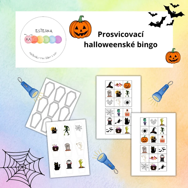 Halloweenské Prosvicovací bingo