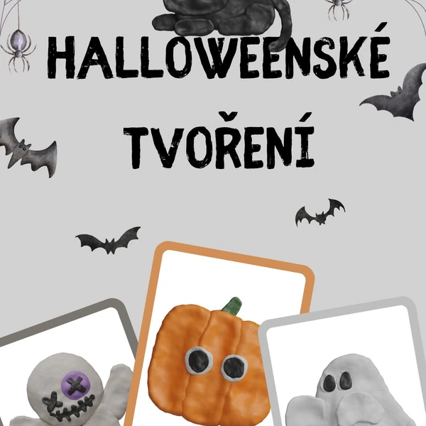 Halloweenské tvoření z plastelíny 🎃👻