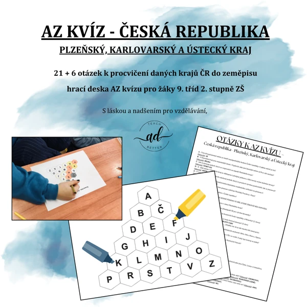 AZ kvíz - Česká republika - Plzeňský, Karlovarský a Ústecký kraj
