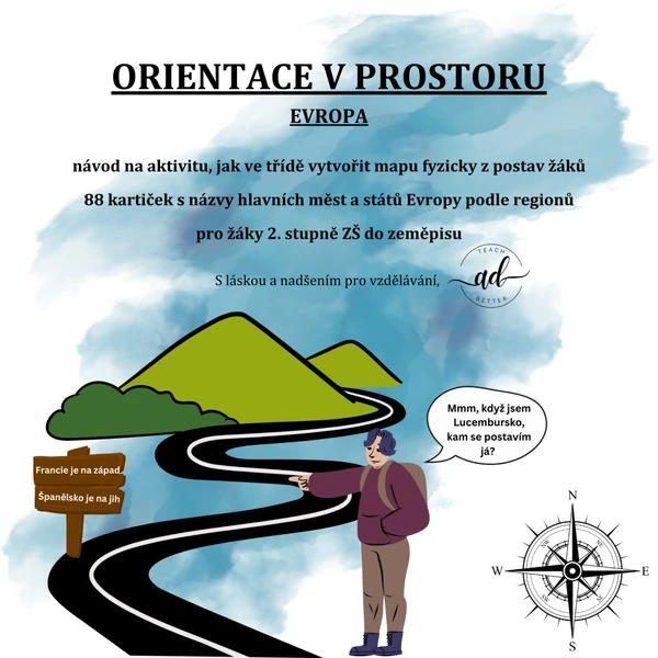 Orientace v prostoru - Evropa