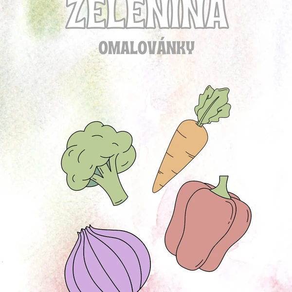 Omalovánky - zelenina