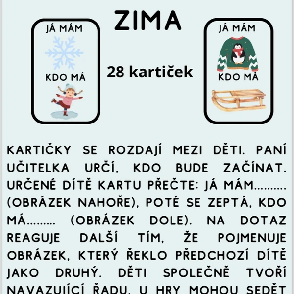Já mám, kdo má ZIMA