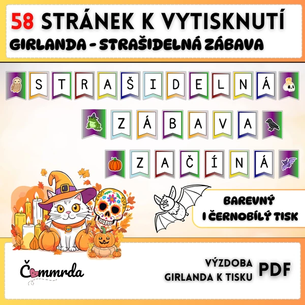 Girlanda - Strašidelná zábava