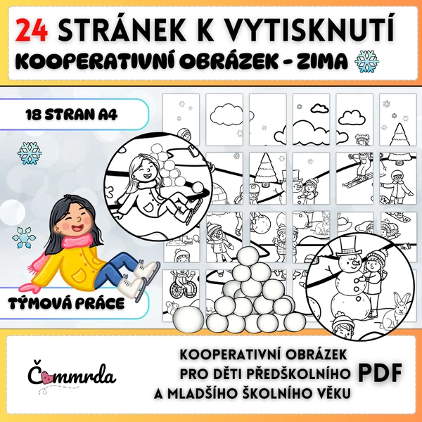 Kooperativní obraz - zima