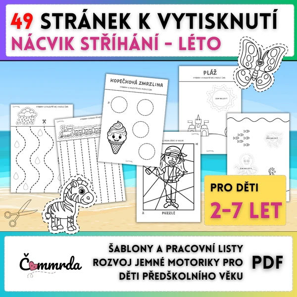 Nácvik stříhání - léto