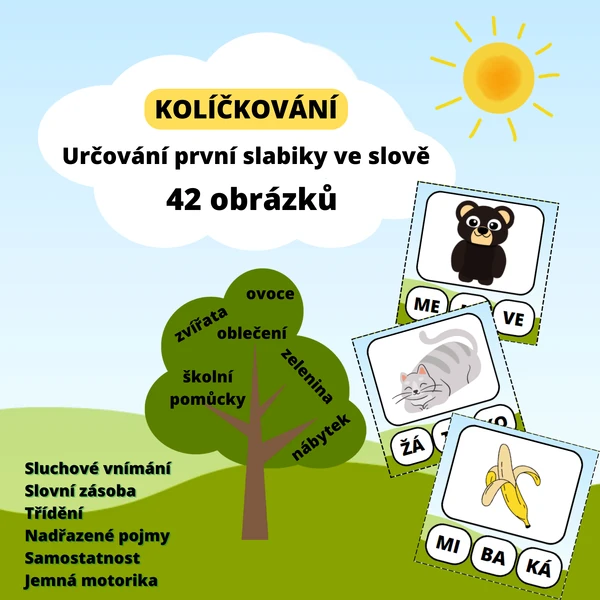 KOLÍČKOVÁNÍ - první slabika ve slově
