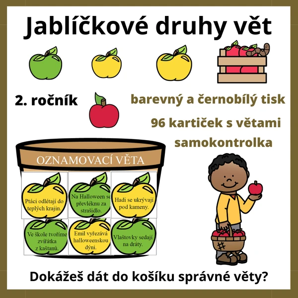 Jablíčkové druhy vět