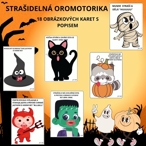 Strašidlácká oromotorika