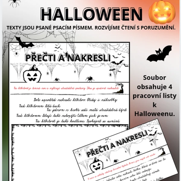 Přečti a kresli...Halloween !!!