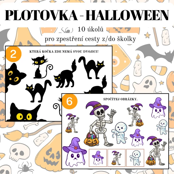 Halloweenská plotovka