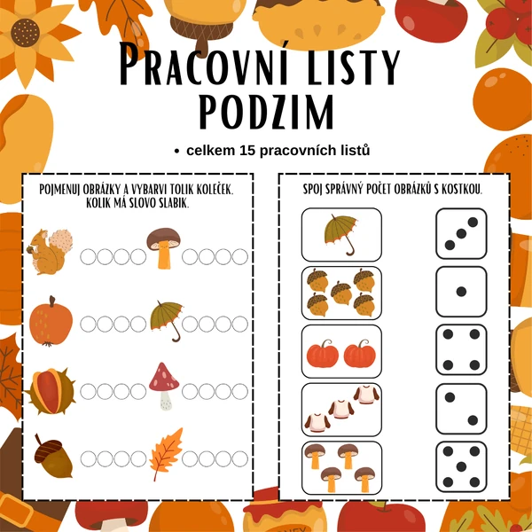 Pracovní listy - podzim 