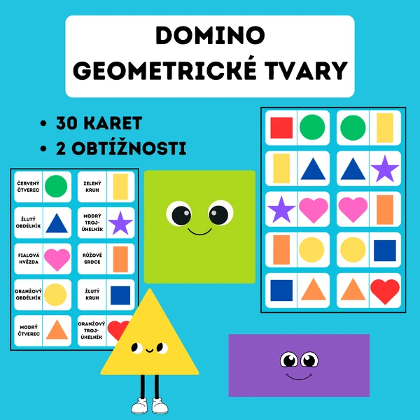 Domino - geometrické tvary
