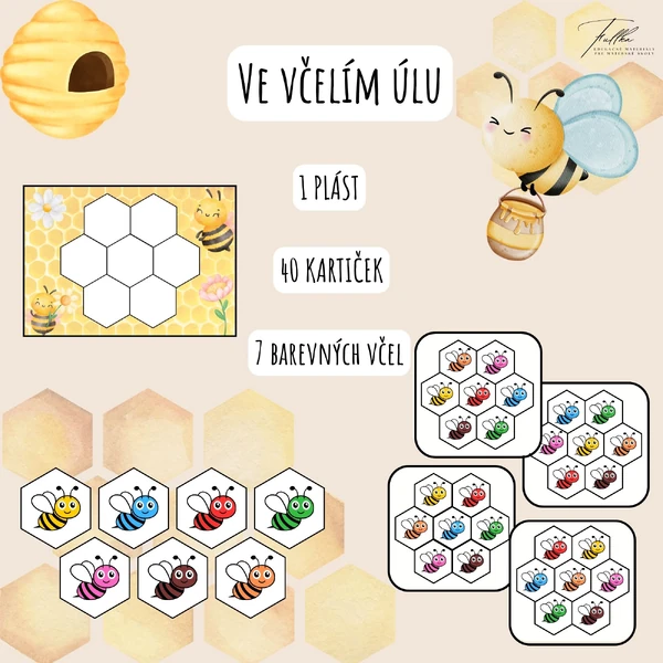 Hra Včely, Ve včelím úlu, Barvy