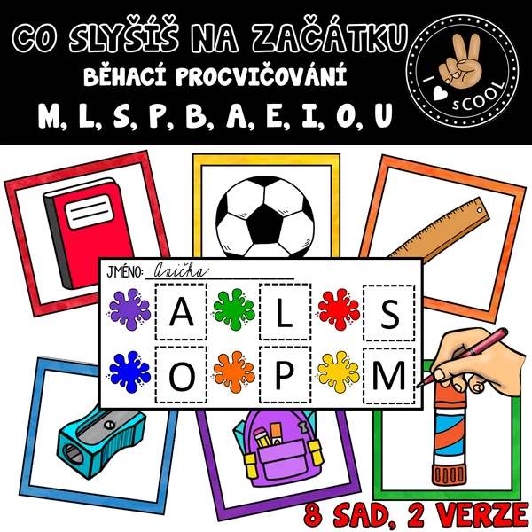 Sluchová analýza - běhací procvičování