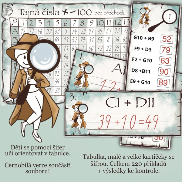 Tajná čísla bez přechodu do 100 S Rozárkou