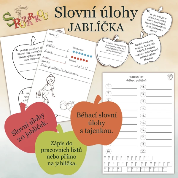 Slovní úlohy Jablíčka