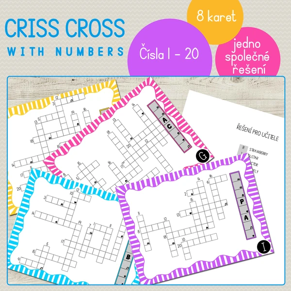 Criss cross with numbers