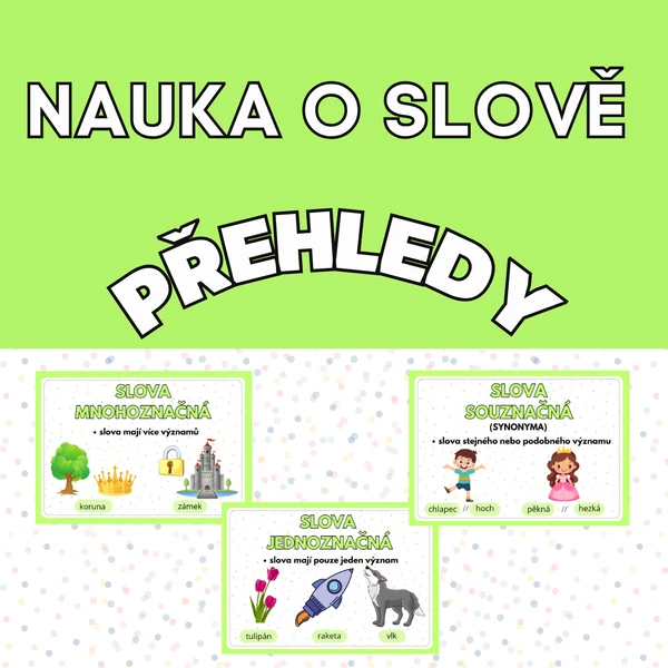 Nauka o slově - přehledy