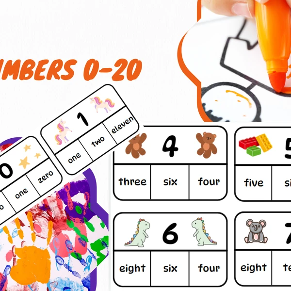 Numbers 0-20 - kolíčkování