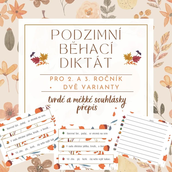 Podzimní běhací diktát