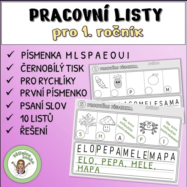 Pracovní listy k Živé abecedě