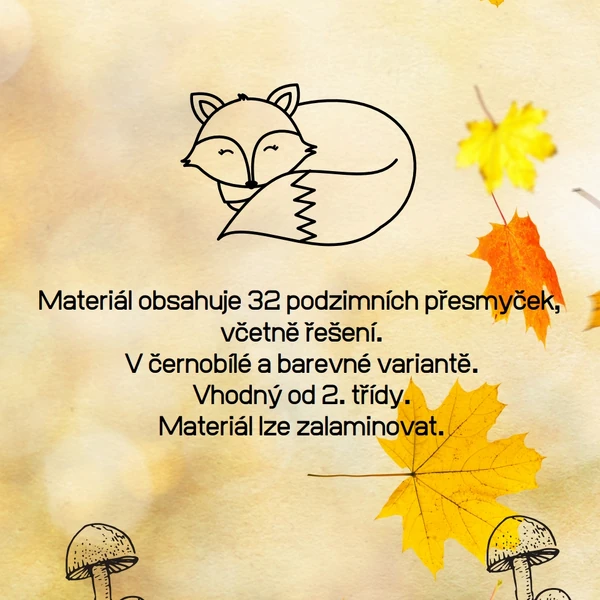 Podzimní přesmyčky