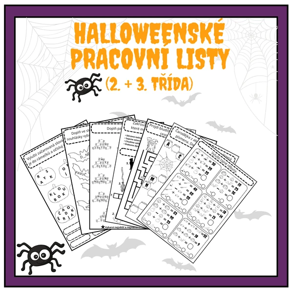 Halloweenské pracovní listy