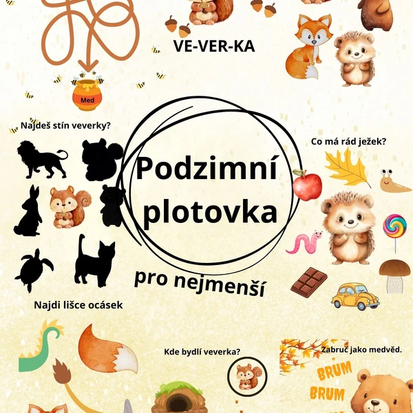 Podzimní plotovka pro nejmenší